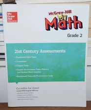 McGraw-Hill My Math Grade 2 21st Century Assessments 2015 Like New FREE SHIPPING