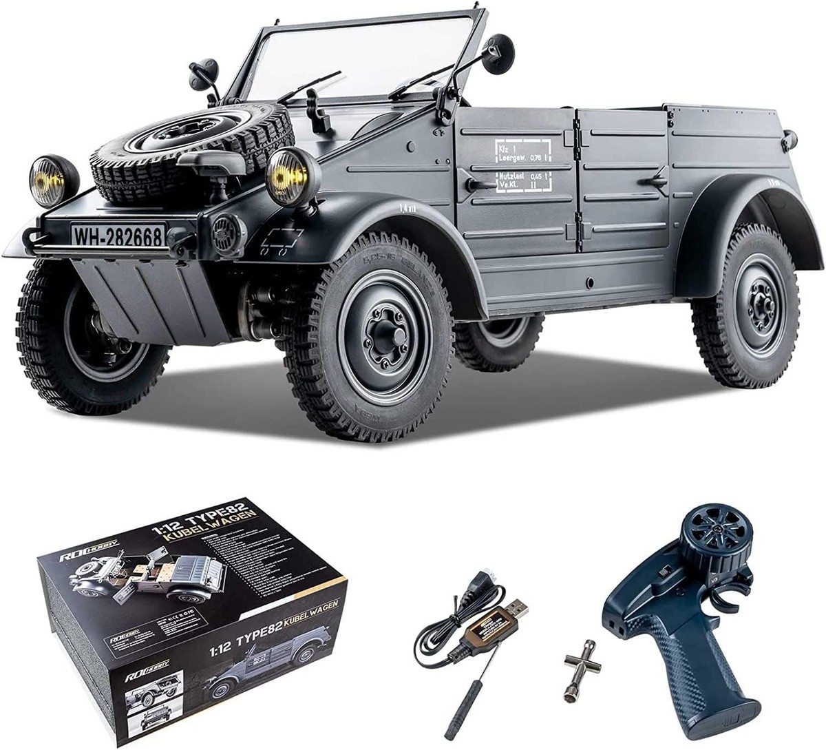 RocHobby 1/12 RC Crawler Kubelwagen Type 82 Model Car RC 8Km/h