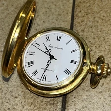 Ever-Swiss Mechanical Pocket Watch One Jewel 47mm Swiss Movement Clean Runs Grt