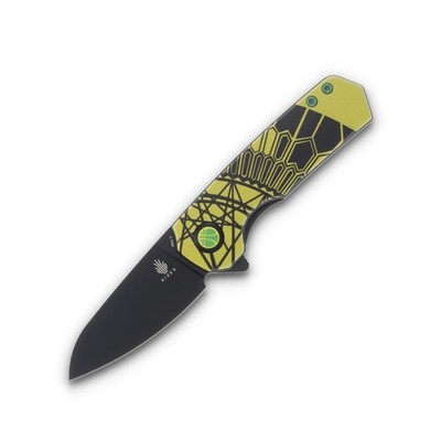 Kizer Lieb  Master of the Multiverse  Folding Knife Ti Drop PT- Only 100 Made!