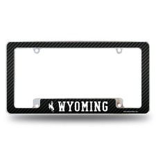 University of Wyoming Cowboys Premium Metal License Plate Frame Tag Cover,...