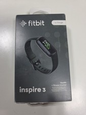 Fitbit Inspire 3 Health+Fitness Tracker Black Case, Midnight Zen Band Open Box