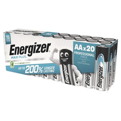 Energizer Max Plus LR6 Mignon AA Batterie 20er Karton