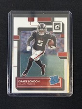 2023 PANINI DONRUSS FOOTBALL CARD DRAKE LONDON 207 FALCONS OPTIC RC FREE SHIP