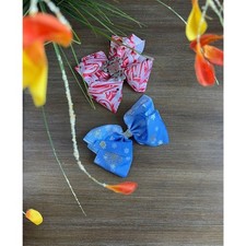 Set of 2 very lovely Christmas hair bows