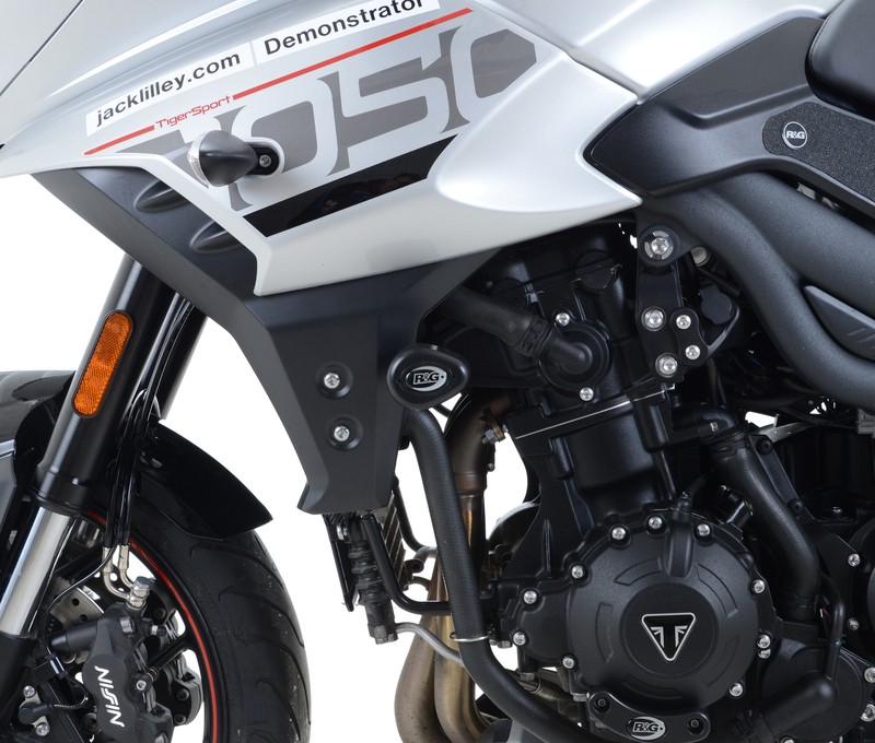 Évitez les rayures avec les coussinets de protection R&G Aero pour Tiger 1050 Sport