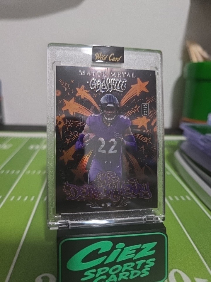 Wild Card 2024 Matte Metal Graffiti Insert Derrick Henry Ravens 22/25