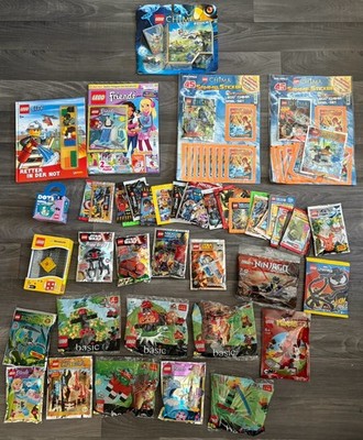 Lego Magazin 26x - Zeitung - Zeitschrift, Karten Booster und Polybags - NEU