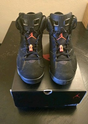 Size 11 - Jordan 6 Retro Men\'s Black Infrared With Box‎ (384664-060) Nike Air Jordan 6 Retro Black Infrared (2019) 384664-060  main image 4