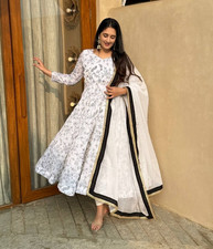 Anarkali Gown Indian Dress Salwar Kameez Ready made Party Wedding Bollywood