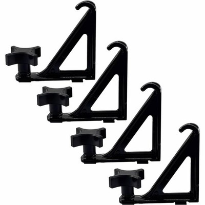4 Pack Load Stop Kit , Black