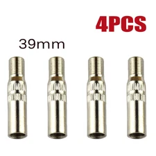 4x 39mm Metal Tire Wheel Valve Extension Extender Cap Stem For Car Truck Van