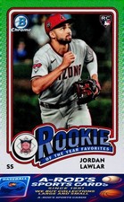 2024 Bowman * Jordan Lawlar * Card #ROY-7 * ROOKIE OF THE YEAR FAVORITES (RC). rookie card picture