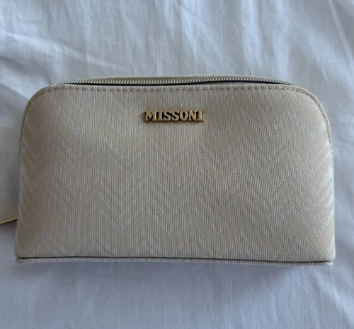 Missoni Delta Air Lines Textured Beige Toiletry Case Delta One