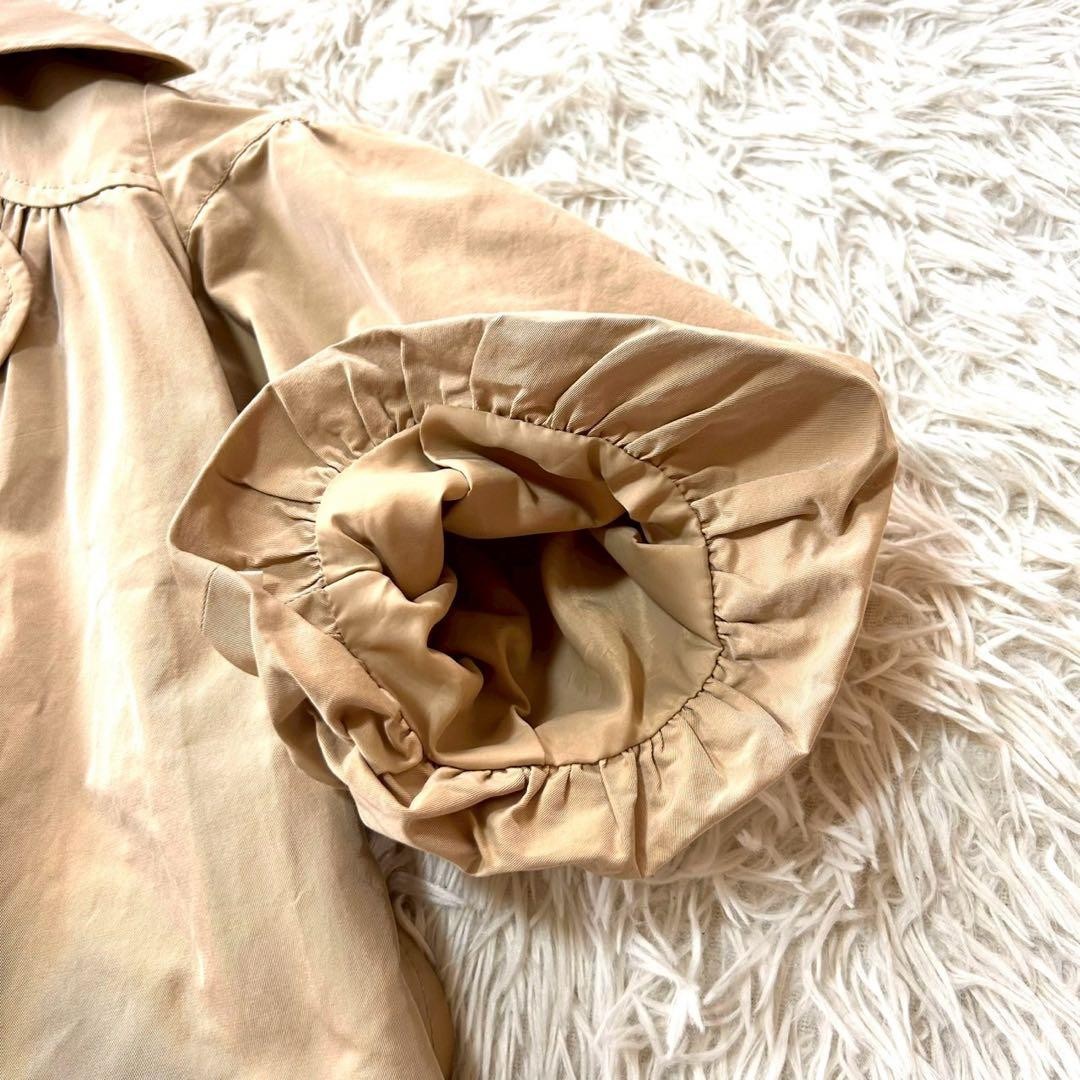 Burberry Blue Label Trench Coat Check Pattern Beige Polyester Size 38 For Women thumbnail 18