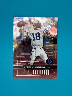2001 Playoff Absolute Memorabilia #39 Peyton Manning - NFL Trading Card