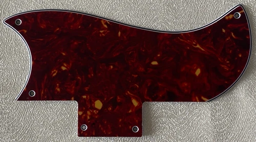 Custom For Gibson SG 61 Reissue Style Guitar Pickguard 4-Ply Red Tortoise