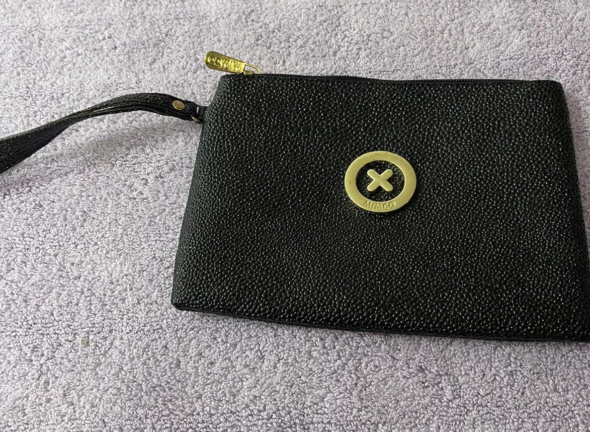 Mimco black clutch new arrivals