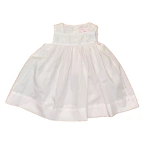 Petit Ami Pale Pink Embroidered Sleeveless Dress 3 Months Ducks