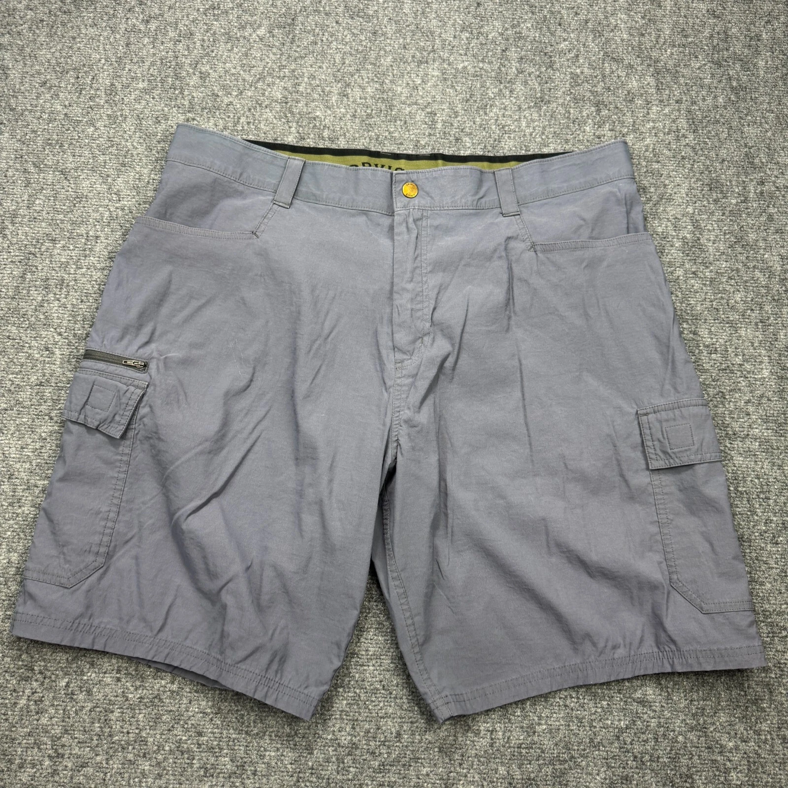 Orvis Shorts Mens 40 Grey Tech Cargo Nine Inch Inseam Performance Camping Hiking
