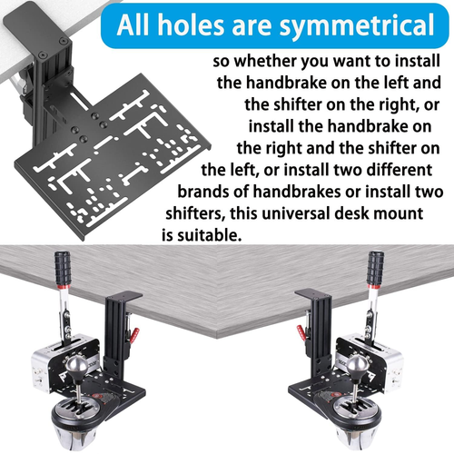 Universal Desk Mount For Racing Sim Shifter & Handbrake for Logitech G Driving - Picture 6 of 12