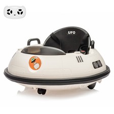 12V Electric Kids Ride on Bumper Car for Toddlers, Bumper Car w/ Remote Control