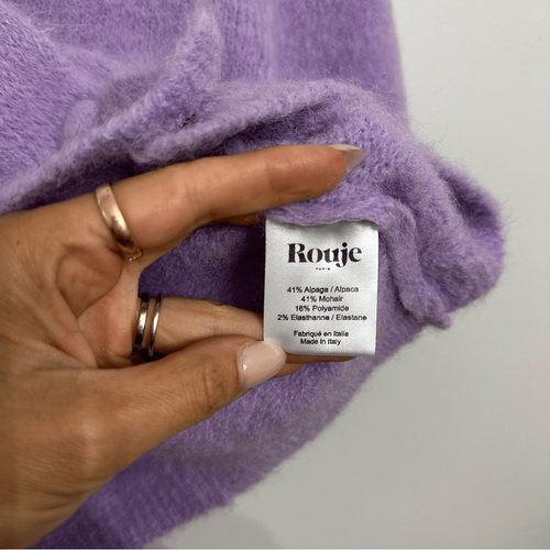 Rouje Nono Cardigan Purple - Picture 7 of 9