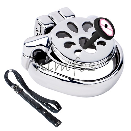 Ventilador Macho Bloqueo Jaula de Castidad Plana Sissy Hombres Dispositivo de Castidad Tubo para Coño - Imagen 7 de 49