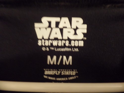 Men's, STAR WARS, Black Tee Shirt, The Mandalorian, Size: M, Ex. Con. - Picture 4 of 6