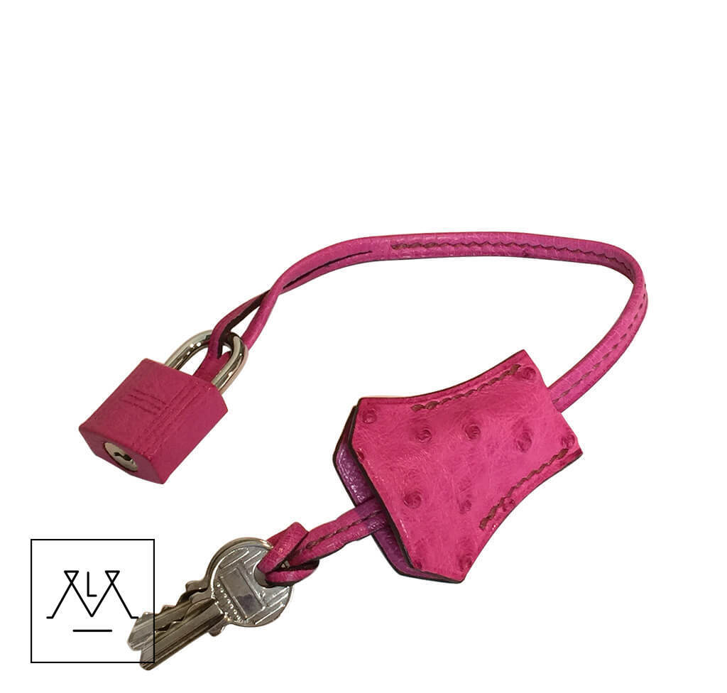 Hermes Kelly Bag 32cm Ostrich Pink Fuchsia PHW | eBay