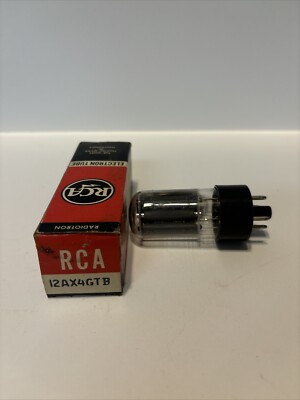 General Electric/RCA 12AX4GTB ELECTRON TUBE, Original Box, Tested