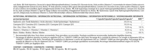 (739,81€/kg) Hyaluronsäure hochdosiert Coenzym Q10 60 Kapseln vegan + Biotin - Bild 9 von 9