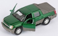 Blitz Versand Chevrolet Avalanche 2002 GrüN Green Welly Modell Auto 1:34 Neu Ovp