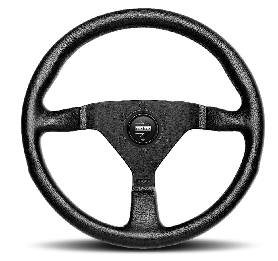 Momo Montecarlo 35 NFC Steering Wheel Black Leather 350mm ORIGINAL