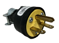 Cooper Straight Blade Rubber Plug NEMA 6-15P 15A 250V 1711 Bulk DISCOUNTS AVAIL