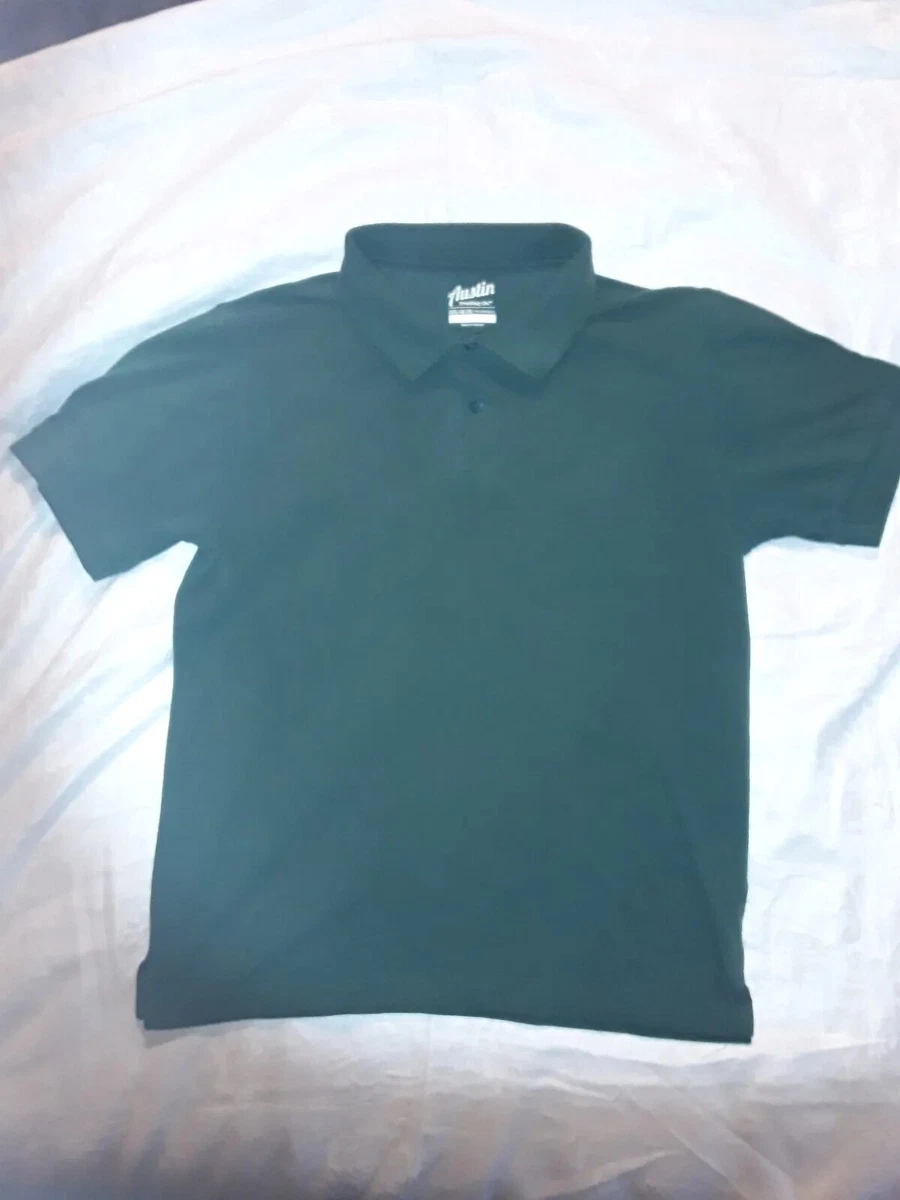 Austin Trading Co. Polo Shirt Green Short Sleeve Boys Youth Size 2XL 18 20