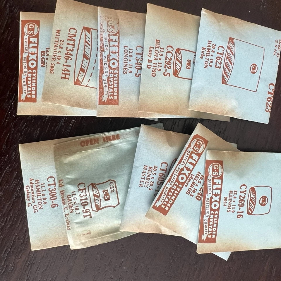 Винтажные часы кристаллы G-S Hamilton Bulova Longines Waltham + 342 шт. ЛОТ реселлеров - Изображение 2 из 2