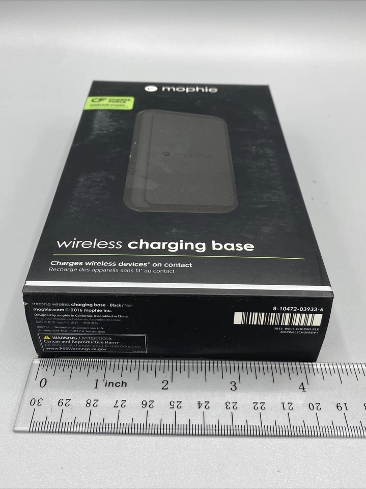 NUEVO Mophie Charge Force Qi Base de Carga Inalámbrica Soporte Pad iPhone X Galaxy Nuevo en Caja Foto 4 de 4