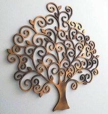 Wanddeko Holz Lebensbaum XL Wandbild Wohnzimm...
