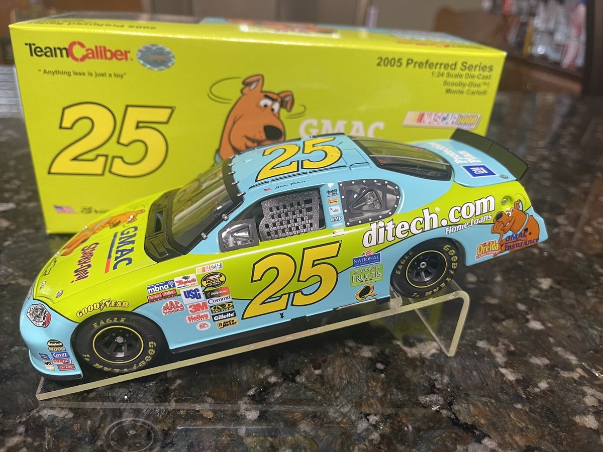 2005 Brian Vickers #25 Scooby Doo 1:24 Team Caliber 428 Of 1200