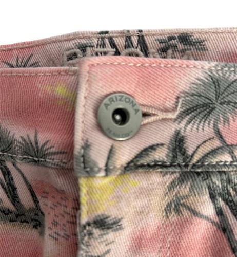 Arizona Jean Co. Womens Juniors 5 Shortie Shorts Low Rise Tropical Print NWT - Picture 7 of 11