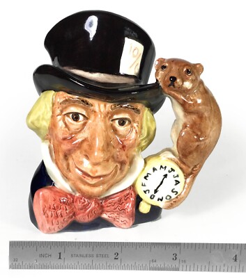 Royal Doulton ''The Mad Hatter'' 4 1/2'' China Toby Mug (Made in England - 1964)