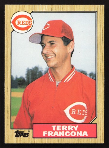 1987 Topps Traded #34T Terry Francona Cincinnati Reds (EX - MT) QTY