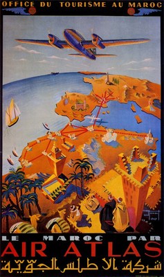AIRLINES TWA Rcmk-POSTER HQ 40x60cm d'une AFFICHE VINTAGE