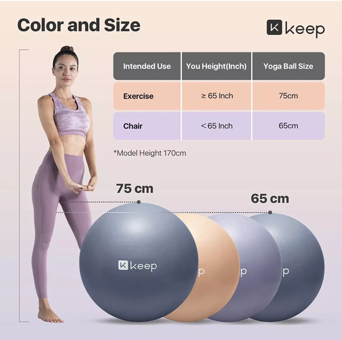 75 inch sales exercise ball