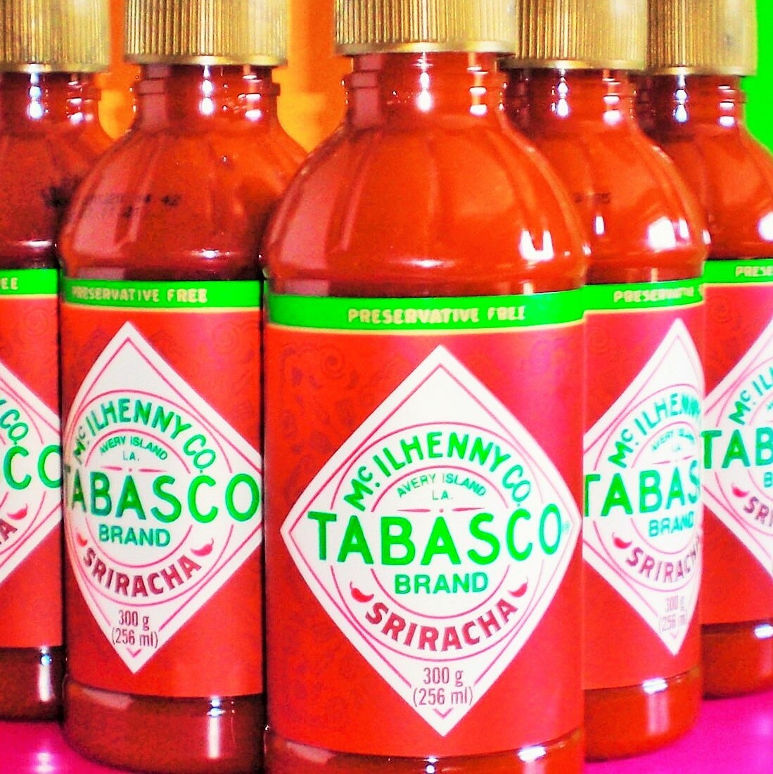 TABASCO SRIRACHA Hot Chili Sauce 1200g ( 4 x 300g 256ml ) Original US