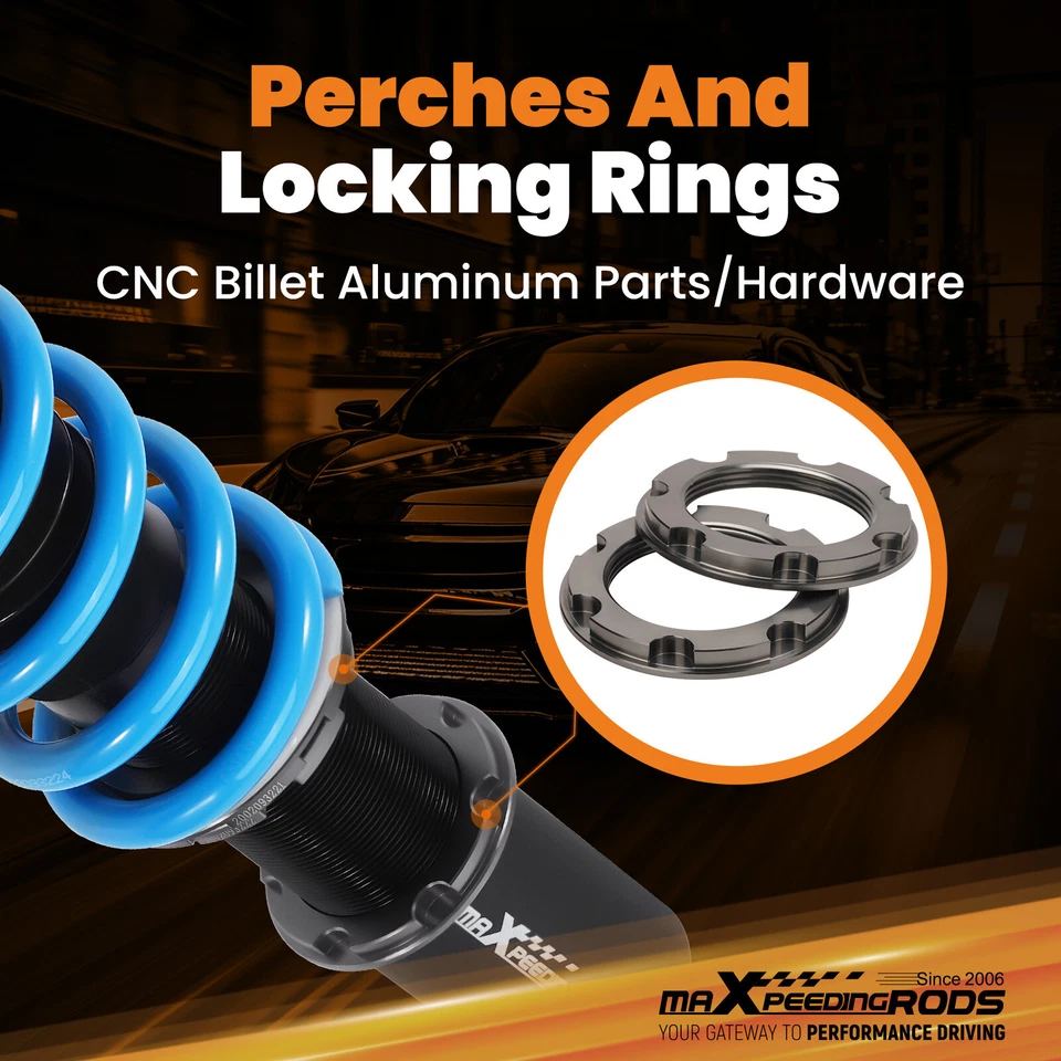 Kit Suspension Combine Fileté for Porsche Cayenne 9PA 2002 a 2010 955 957 - Photo 3/4