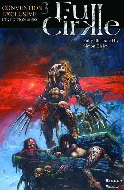 FULL CIRKLE #3 (Convention Exclusive) Simon Bisley Painted Art