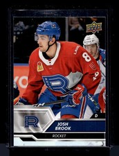 2019-20 Upper Deck AHL #89 Rookie Josh Brook Rocket Canadians