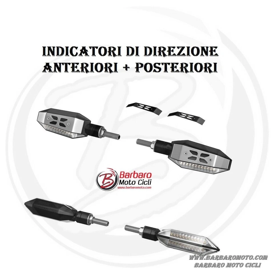 4 FRECCE INDICATORI LED PLUS ANT. + POST. ORIGINALE YAMAHA TRACER 700 900 - Immagine 4 di 4